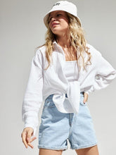 Load image into Gallery viewer, Textured Collared Neck Long Sleeve Shirt