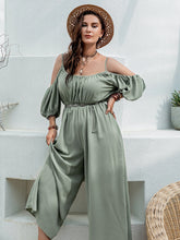 Load image into Gallery viewer, Spaghetti Strap Wide Leg Jumpsuit