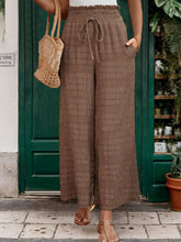 Load image into Gallery viewer, Tied Wide Leg Pants