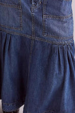 Load image into Gallery viewer, Midi Denim Skirt with Pockets