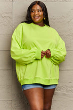 Load image into Gallery viewer, Full Size Round Neck Long Sleeve Sweatshirt