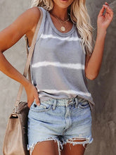 Load image into Gallery viewer, Full Size Tie-Dye Round Neck Tank