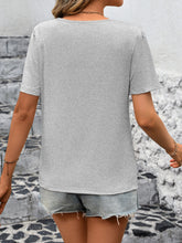 Load image into Gallery viewer, Round Neck Short Sleeve Top