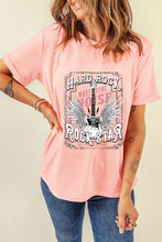 Load image into Gallery viewer, Graphic Round Neck Short Sleeve T-Shirt