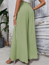 Load image into Gallery viewer, Tied High Waist Wide Leg Pants