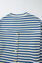 Load image into Gallery viewer, Stripe Chest Pocket Notched Top
