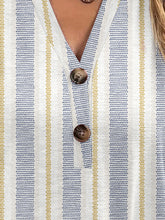 Load image into Gallery viewer, Full Size Printed Notched Short Sleeve Blouse