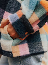 Load image into Gallery viewer, Color Block Half Snap Long Sleeve Sweatshirt