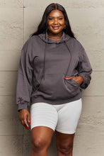 Load image into Gallery viewer, Full Size Long Sleeve Dropped Shoulder Hoodie