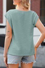 Load image into Gallery viewer, Asymmetrical Neck Short Sleeve Top