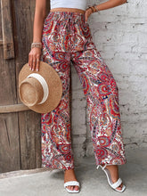 Load image into Gallery viewer, Printed Wide Leg Pants