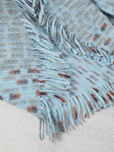 Load image into Gallery viewer, Fringe Open Front Half Sleeve Poncho