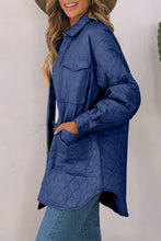 Load image into Gallery viewer, Snap Down Collared Winter Coat