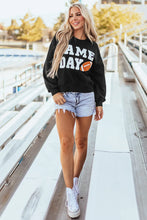 Load image into Gallery viewer, GAME DAY Round Neck Long Sleeve Sweatshirt