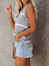 Load image into Gallery viewer, Full Size Tie-Dye Round Neck Tank