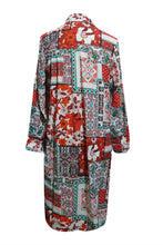 Load image into Gallery viewer, Printed Button Up Long Sleeve Cardigan