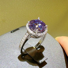 Load image into Gallery viewer, 3 Carat Moissanite Zircon 925 Sterling Silver Ring