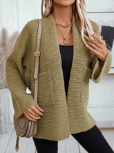 Load image into Gallery viewer, Open Front Long Sleeve Cardigan