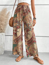 Load image into Gallery viewer, Printed Wide Leg Pants