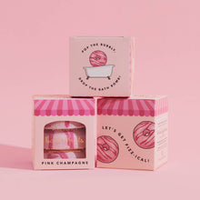 Load image into Gallery viewer, Pink Champagne Bath Treats (3 pc bath bomb set)