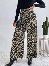 Load image into Gallery viewer, Printed Elastic Waist Wide Leg Pants