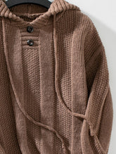 Load image into Gallery viewer, Drawstring Long Sleeve Hooded Sweater