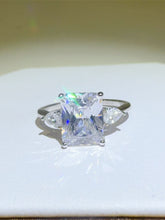 Load image into Gallery viewer, 3 Carat Moissanite 925 Sterling Silver Square Shape Ring