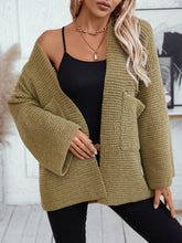 Load image into Gallery viewer, Open Front Long Sleeve Cardigan