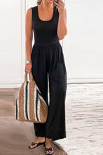 Load image into Gallery viewer, Full Size Scoop Neck Wide Strap Jumpsuit