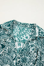 Load image into Gallery viewer, Plus Size Ruffled Printed Flounce Sleeve Dress