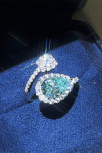 Load image into Gallery viewer, 2 Carat Moissanite 925 Sterling Silver Bypass Ring