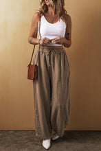 Load image into Gallery viewer, Drawstring Wide Leg Pants