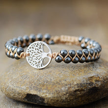 Load image into Gallery viewer, Alloy Natural Stone Braided Bracelet