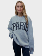 Load image into Gallery viewer, Basic Bae PARIS Round Neck Long Sleeve Air Scuba Sweatshirt