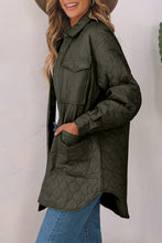 Load image into Gallery viewer, Snap Down Collared Winter Coat
