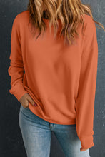 Load image into Gallery viewer, Round Neck Dropped Shoulder Sweatshirt