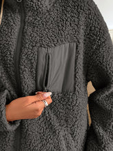 Load image into Gallery viewer, Ivy Lane Zip Up Long Sleeve Fuzzy Jacket
