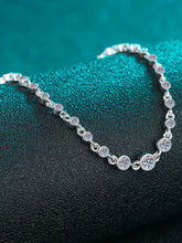 Load image into Gallery viewer, 925 Sterling Silver Inlaid Moissanite Bracelet