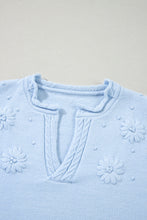 Load image into Gallery viewer, Daisy Notched Long Sleeve Sweater