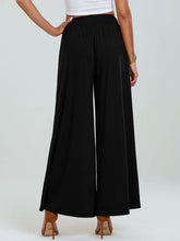 Load image into Gallery viewer, Pocketed Elastic Waist Wide Leg Pants