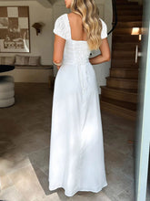 Load image into Gallery viewer, Devine Sweetheart Neck Short Sleeve Maxi Dress