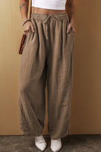 Load image into Gallery viewer, Drawstring Wide Leg Pants
