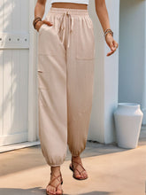 Load image into Gallery viewer, Perfee Elastic Waist Joggers with Pockets