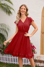 Load image into Gallery viewer, Swiss Dot Cap Sleeve Dress