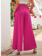 Load image into Gallery viewer, Pocketed Elastic Waist Wide Leg Pants