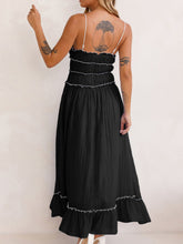 Load image into Gallery viewer, Devine Frill Ruffled Hem Midi Cami Dress