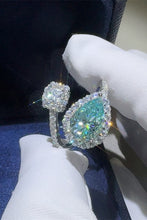 Load image into Gallery viewer, 2 Carat Moissanite 925 Sterling Silver Bypass Ring