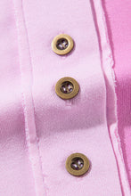 Load image into Gallery viewer, Color Block Half Button Long Sleeve Sweatshirt
