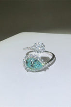Load image into Gallery viewer, 2 Carat Moissanite 925 Sterling Silver Bypass Ring
