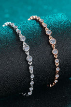 Load image into Gallery viewer, 925 Sterling Silver Inlaid Moissanite Bracelet
